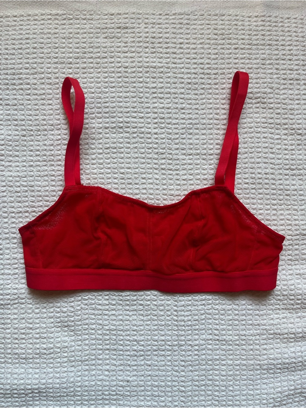 Lively Red Wireless Bralette